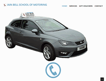 Tablet Screenshot of iainbell-drivingschool.co.uk